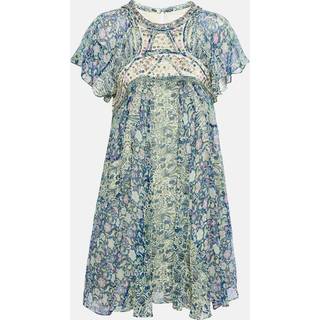 Isabel Marant Odile printed silk minidress - multicoloured - XL