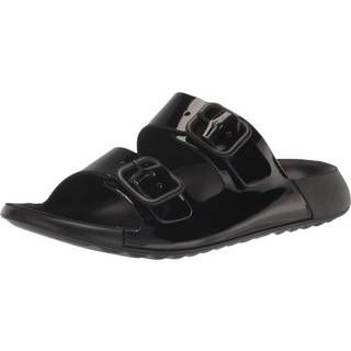 ECCO Cozmo W - Sandaler i læder med to remme til damer - Sort - Size: 39 (UK 6)