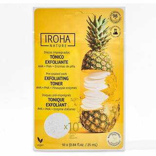 IROHA NATURE Exfoliating Toner Pads AHA + PHA + Pinapple Enzymes