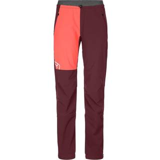 Ortovox Women's Berrino Pants Ski touring bukser Damer størrelse XS - Regular farve rød