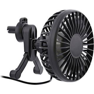 T&#39;NB USB Bil Ventilator til Ekstra Luftstrømning - Sort