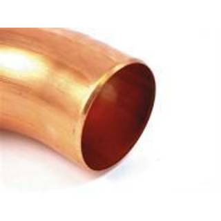 Nedløbsrør 0,6- 76mm(2m) Kobber
