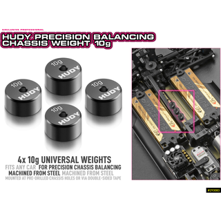 HUDY Præcisionsbalancering CHassis vægt 10g (4)