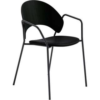 Eva Solo Dosina Spisebordsstol Black Oak Armrests Upholstery