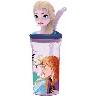 Disney Frozen 2 Drikkedunk 3D Figur Tumbler 360 ml, Lilla