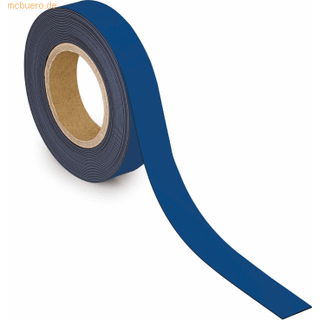 Magnetbånd magnetisk og skrivbart 30mmx10meter blå