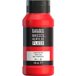 Basics fluid 118ml fluorescent red row 983