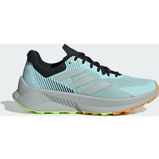 adidas Terrex Soulstride Flow Trail Running Shoe Men - Grey, Lime, Size 10.5 - grey