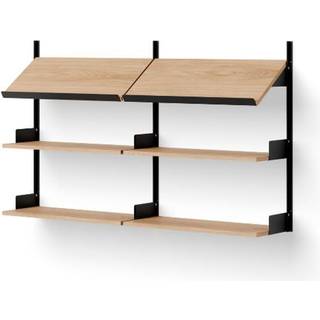 New Works Office Reol 900 Egtræ/Sort