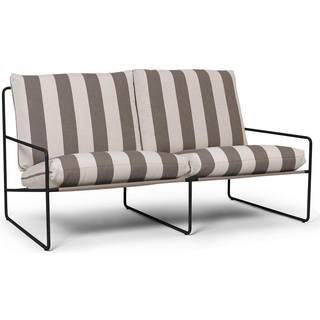 Desert 2-seater - Black - Stripe - Chocolate