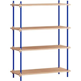 Moebe Shelving System s.115.1.A - Oak/Deep-Blue