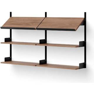New Works Office Hylde 900 Valnød & Sort