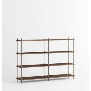 Moebe Shelving System (S.115.2.B) Smoked Oak/Warm Grey