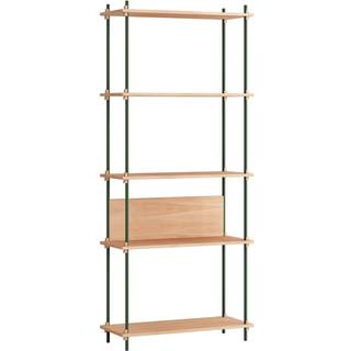 Moebe Shelving System s.200.1.A - Oak/Pine-Green