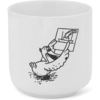 Krus, Pelle, sort/hvid print