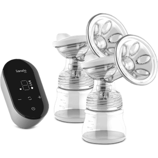 Lionelo Twee Go Elektrisk Dobbelt Brystpumpe, Grey Concrete
