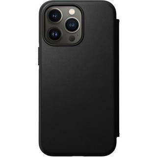 iPhone 13 Pro Nomad Modern Horween Leather Folio Cover - MagSafe Kompatibel - Sort