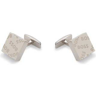 BOSS 50486834-040 Manschettenknöpfe Quadratisch Silberfarben Cross