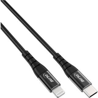 USB-C til Lightning kabel - MFi Apple - Sort - 2 m