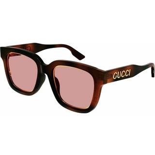 Gucci GG1136SA Asian Fit 003 52 Solbriller Kvinder Tortoiseshell - Havana - 52mm