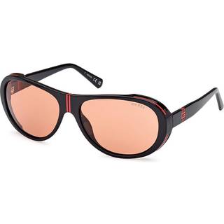 Guess GU00081 01S 62 Solbriller Mænd Black - Shiny Black - 62mm