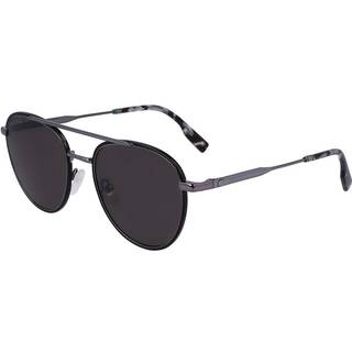 Lacoste Mand L258S 033 Solbriller Metal Rifle tønde Grå Rund Normal Normal