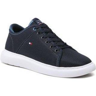Tommy Hilfiger Blue Polyester Men Sneakers