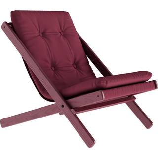 Boogie Lounge Stol fra Karup Design i Massiv FSC Fyrretræ | Japandi - Siesta Red lacquered - 210 Siesta Red lacquered