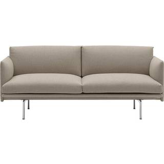 Muuto Outline 2-personers Sofa Ecriture 240/Aluminium