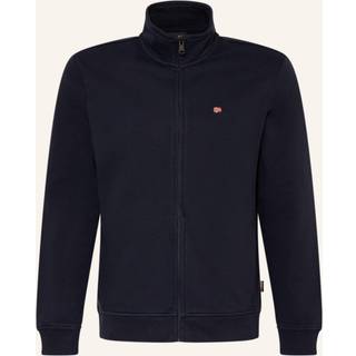 NAPAPIJRI Herren Sweatjacke blau unifarben