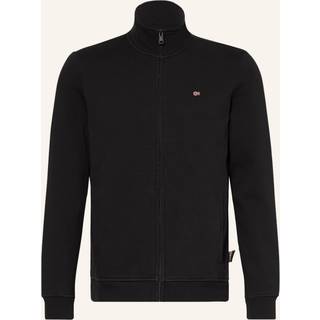NAPAPIJRI Herren Sweatjacke schwarz unifarben