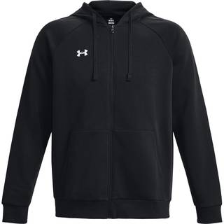Sweatshirt med hætte Under Armour UA Rival Fleece FZ Hoodie-BLK 1379767-001 Størrelse XXL