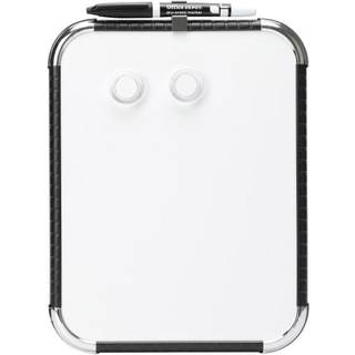 Office Depot Magnetic Dry-Erase Board 8 1/2 """" X 11 """" White Board Black Plastic Frame