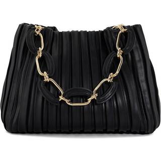 Dune London Dune London Black Medium Dominie Pleat Slouch Bag