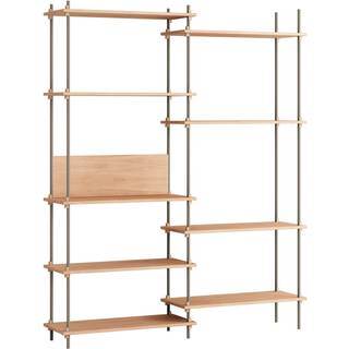 Moebe Shelving System – s.200.2.A - Oak/Warm-Grey