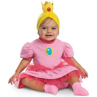 Super Mario Bros Princess Peach Posh Infant Costume 6-12 mo