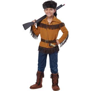 Californien kostumer b?rn Davy Crockett kostume stort