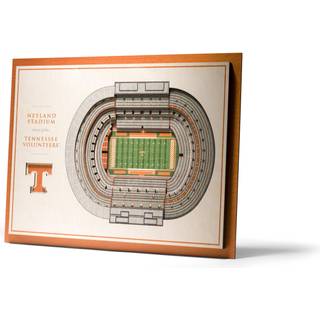 Youthefan NCAA Tennessee Volunteers 5 -lags Stadiumview 3D Wall Art - Neyland Stadium