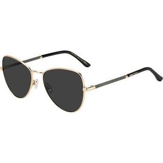 Jimmy Choo Kvinde CAROL/S 2M2/IR Solbriller Metal Sort/Guld Grå Pilot Normal