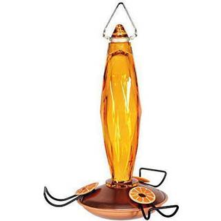 Audubon Amber Cut Glass Oriole Feeder Model NA08