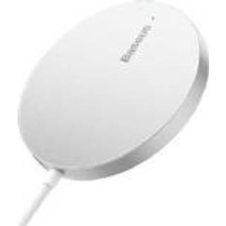 Baseus Magnetic Wireless Charger Simple Mini3 15W (Silver)