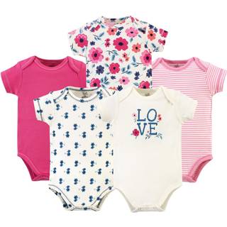 R?rt af naturen unisex baby organisk bomuld bodysuits haven blomster 0-3 m?neder
