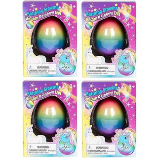 S?t med 2 overraskende voksende ruge Rainbow Egg Kids Toys (Unicorn)