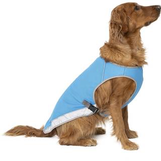 Canada Pooch Dog Cooling Vest - Fordampningskølingsvest til hunde med åndbart meshmateriale og reflekterende foring Justerbar hundekølevest Fanta