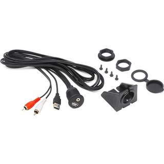 USB- &amp; AUX-udtag Hertz HMA, 2 meter, til skotmontering, passer til HMR 20, HMR 10 D &amp; HMR 10