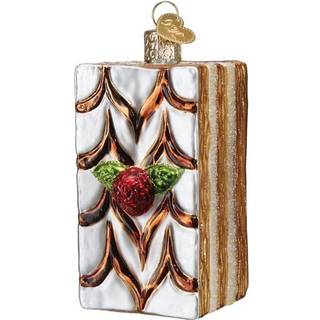 Old World Jul Napoleon wienerbr?d glasbl?st ornament til juletr?