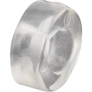 Prime-line M 6119 3/4 in. Klar vinylbruser/karbad Anti-SLAM-kofangere med selvklæbende (4 pakke)