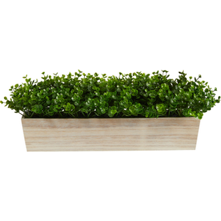 19in. Eucalyptus kunstig plante i dekorativ planter