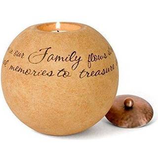 Pavilion Gift Company 5676 Komfortlys 5-tommer Round Candle Holder Family