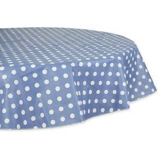 Stonewash Blue Polka Dot Vinyl Tabge 70 Round